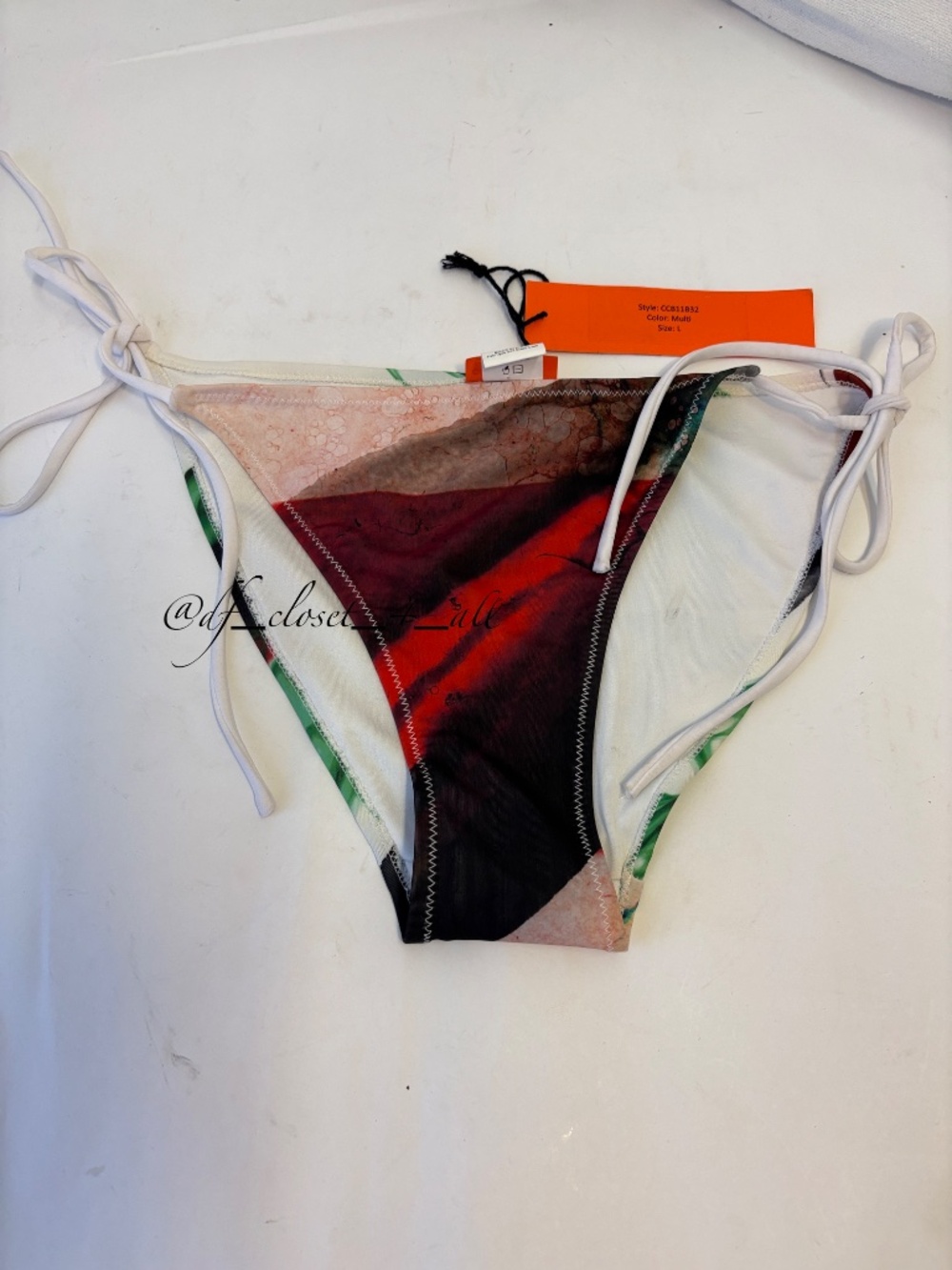 Clover Canyon Liquid Jade String Bikini Bottom